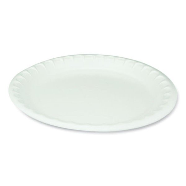 Pct 10.25 in. Laminated Foam Dinnerware Plate, White 0TK10010000Y